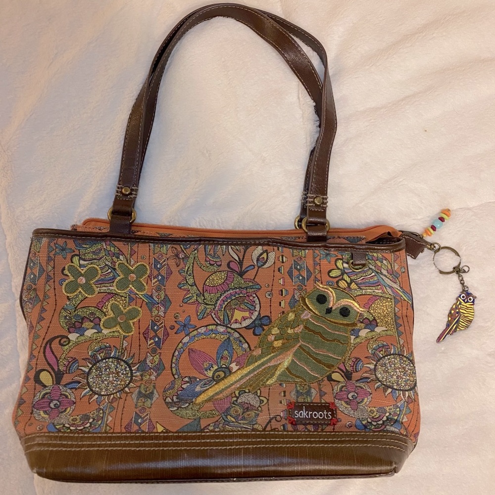 SAKROOTS Owl Spirit Handbag